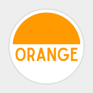 Learn Your Colours - Orange Magnet